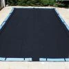 Doheny's Solid Winter Cover For 25x50 Ft Rectangular Pools, 10 Year Warranty