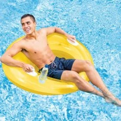 Intex Sit N Lounge, Yellow 7 Intex Sit N Lounge, Yellow -Doheny Shop 2688yell a sq water