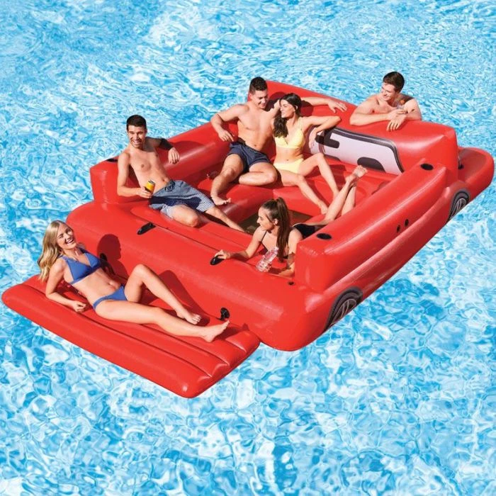 Bestway H2OGO Giant Red Truck Party Island 1 Bestway H2OGO Giant Red Truck Party Island