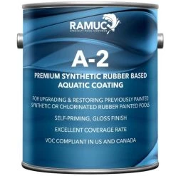 Ramuc Type A-2 Synthetic Rubber Based Coating 1 Gallon, Blue -Doheny Shop 3193 feb2023 1