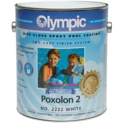 Doheny Shop 29 Olympic Poxolon 2 Epoxy Pool Coating 1 Gallon, White