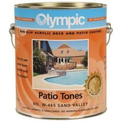 Olympic Patio Tones Deck Coating 1 Gallon, Champagne -Doheny Shop 3558 a sq