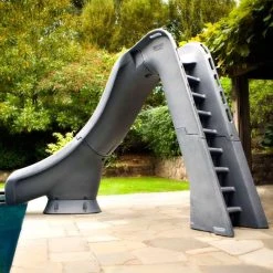 SR Smith Typhoon Pool Slide, Left Turn, Gray Granite 12 SR Smith Typhoon Pool Slide, Left Turn, Gray Granite -Doheny Shop 4068 g 1