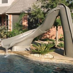 SR Smith Turbo Twister Pool Slide, Left Turn, Gray Granite -Doheny Shop 4637 c sq 1
