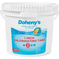 Doheny's 1 In Chlorine Tabs, 24 Lb -Doheny Shop 4818 feb2023