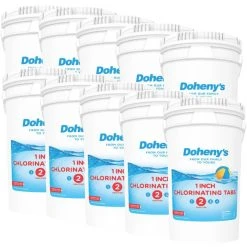Doheny's 1 In Chlorine Tabs, 500 Lb 9 Doheny's 1 In Chlorine Tabs, 500 Lb -Doheny Shop 4819q10 1inch chlor tabs 500lb