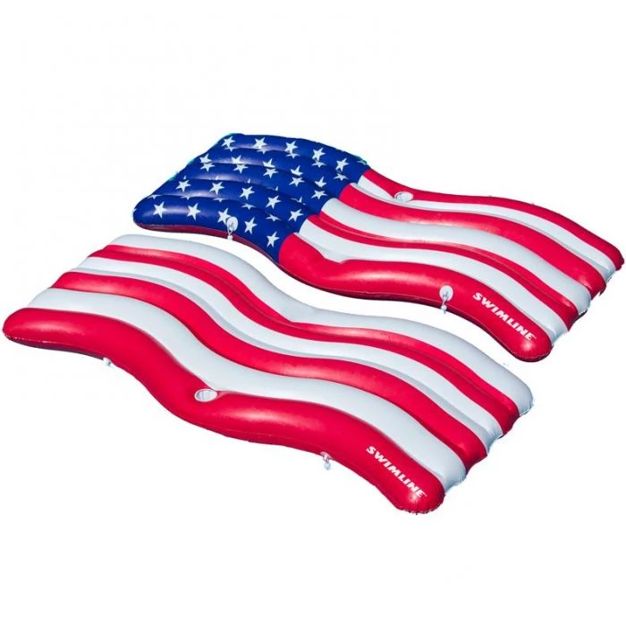 Swimline American Flag Connector Mat Set 3 Swimline American Flag Connector Mat Set - Image 3
