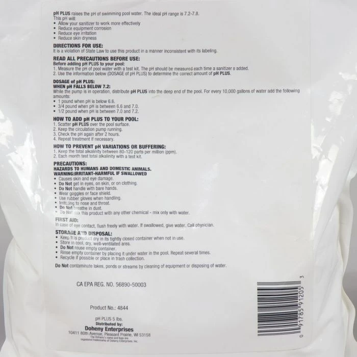 Doheny's PH Plus, 5 Lb 2 Doheny's PH Plus, 5 Lb - Image 2