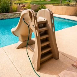 SR Smith SlideAway Removable Pool Slide, Taupe 7 SR Smith SlideAway Removable Pool Slide, Taupe -Doheny Shop 62600taup d sq