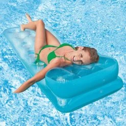 Intex 18-Pocket Fashion Lounge, Blue Blue -Doheny Shop 6596 e sq 2016