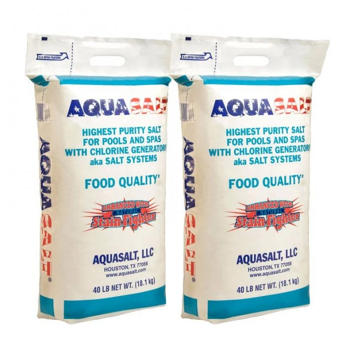 AquaSalt (2) 40 Lb Bags 1 AquaSalt (2) 40 Lb Bags