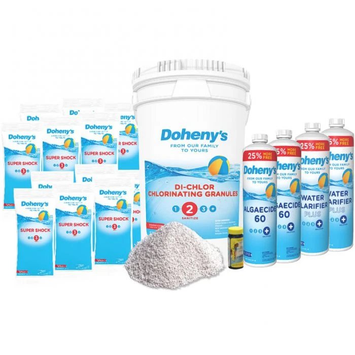 Doheny's Inground Chemical Bundle, Di-Chlor 1 Doheny's Inground Chemical Bundle, Di-Chlor