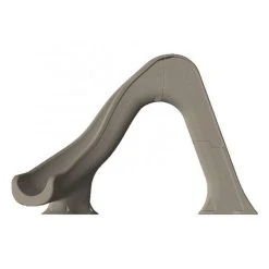 Global Pool Products Tidal Wave Pool Slide, Left Turn, Grey -Doheny Shop 90171 c sq 3