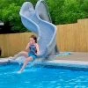 Global Pool Products Rip Tide Pool Slide, Right Turn, Sandstone