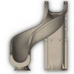 Global Pool Products Rip Tide Pool Slide, Right Turn, Grey -Doheny Shop 90172 e sq 2