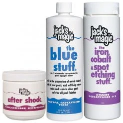 Jack's Magic Stain Solution #1 Value Pack For Chlorine Pools