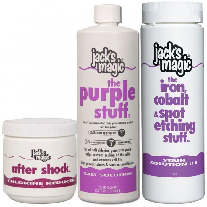 Jack's Magic Stain Solution #1 Value Pack For Salt Water Pools 1 Jack's Magic Stain Solution #1 Value Pack For Salt Water Pools