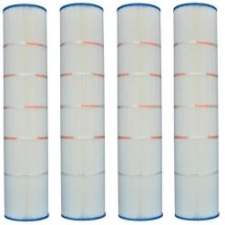 Pleatco Filtration PA137-PAK4-EC Pool Filter Cartridge Replacement For Unicel: C-7490-4, OEM Part Numbers: CX1380-RE, 4 Pack -Doheny Shop pa137 pak4 ec main