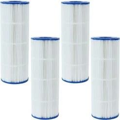 Pleatco Filtration PA81-PAK4-EC Pool Filter Cartridge Replacement For Unicel: C-7483-4, Filbur: FC-6425, OEM Part Numbers: CX580XREPAK4, 4 Pack -Doheny Shop pa81 pak4 ec main