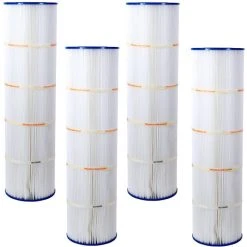 Pleatco Filtration PCC105-PAK4-EC Pool Filter Cartridge Replacement For Unicel: C-7471-4, Filbur: FC-6470, OEM Part Numbers: 817-0131, 178584, R173476, 4 Pack -Doheny Shop pcc105 pak4 ec main