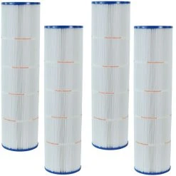 Pleatco Filtration PJAN115-PAK4-EC Pool Filter Cartridge Replacement For Unicel: C-7468-4, Filbur: FC-6410, OEM Part Numbers: A0558000, 4 Pack -Doheny Shop pjan115 pak4 ec main