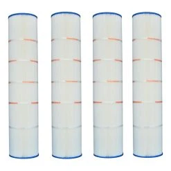 Pleatco Filtration PJAN145-PAK4-EC Pool Filter Cartridge Replacement For Unicel: C-7482-4, Filbur: FC-6415, OEM Part Numbers: A0104100, 4 Pack -Doheny Shop pjan145 pak4 ec main