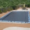 Hi-Tech Micro Mesh Winter Cover For 12x24 Ft Rectangular Pools, 8 Year Warranty