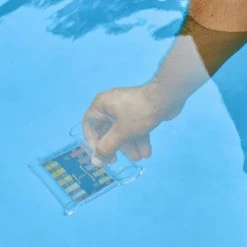 AquaChek Yellow (50) For Free Chlorine, Total Alkalinity, Cyanuric Acid (Stabilizer) & PH, 4 Pack -Doheny Shop testkitsstep4 1 2