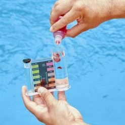AquaChek Yellow (50) For Free Chlorine, Total Alkalinity, Cyanuric Acid (Stabilizer) & PH, 4 Pack -Doheny Shop testkitsstep5 1 2